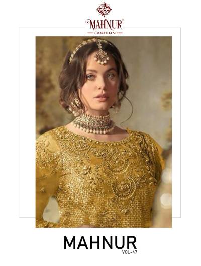 MAHNUR MAHNUR VOL-47 47001 TO 47003 DESIGNER PAKISTANI SALWAR SUIT WHOLESALER IN SURAT